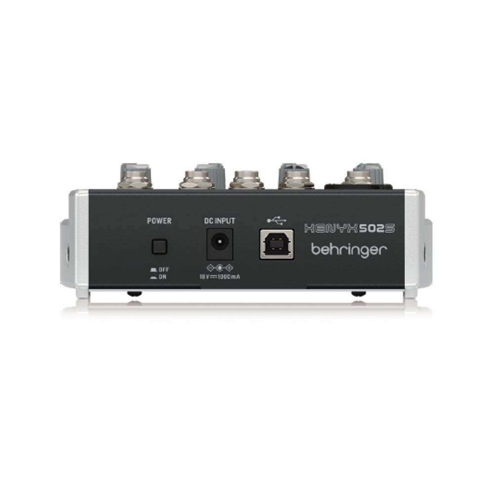BEHRINGER XENYX 502S Premium Analog 5Input Mixer with USB Streaming